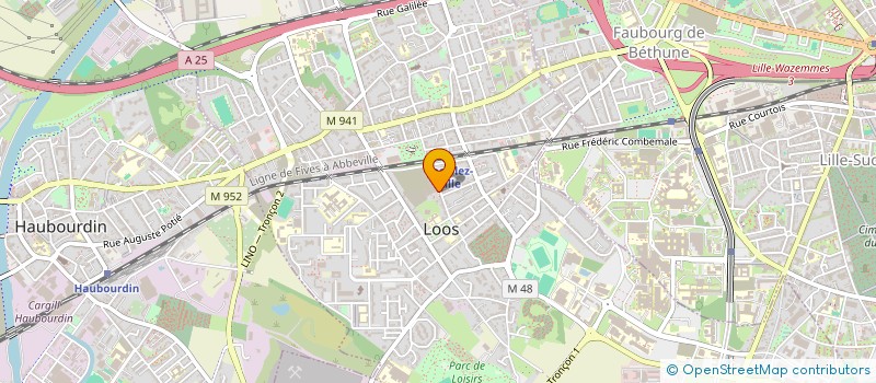 localisation de l'entreprise MONSIEUR THIERRY BACQUEVILLE  LOOS