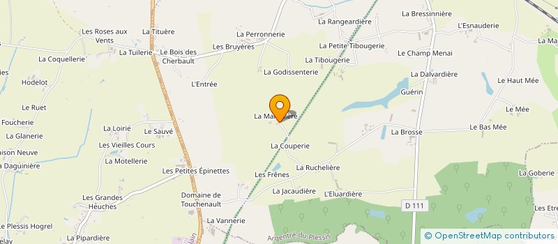 localisation de l'entreprise MONSIEUR THIERRY BADIE à LE PERTRE