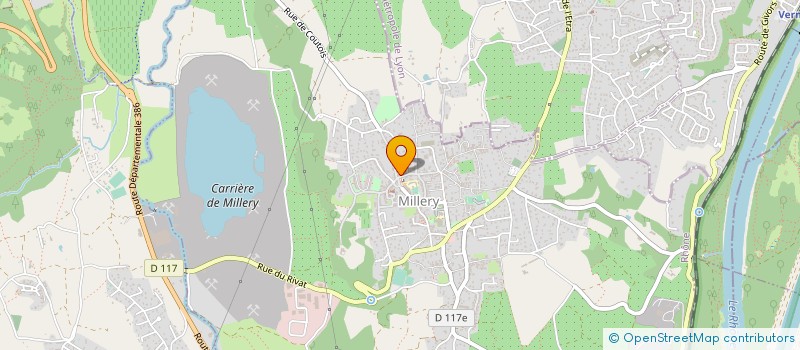 localisation de l'entreprise MONSIEUR THIERRY BADIN  MILLERY