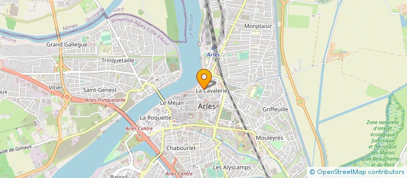 localisation de l'entreprise MONSIEUR THIERRY BADIN  ARLES