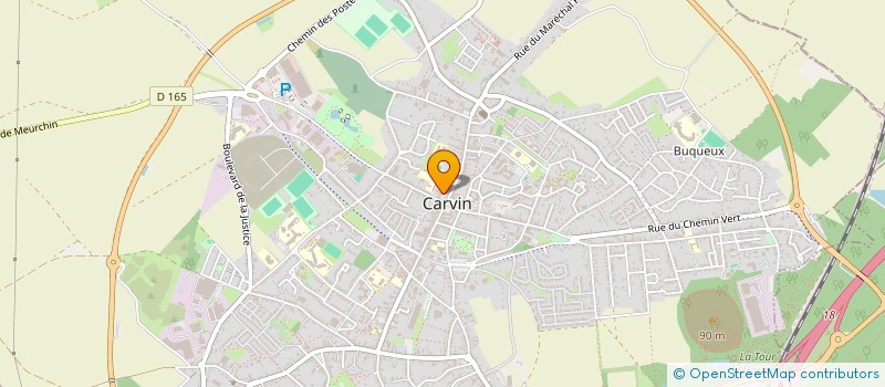 localisation de l'entreprise MONSIEUR THIERRY BAGGIO  CARVIN