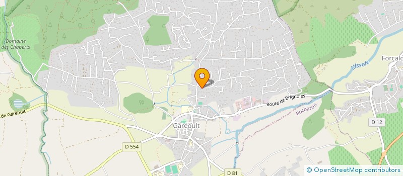 localisation de l'entreprise MONSIEUR THIERRY BAILLARD  GAREOULT