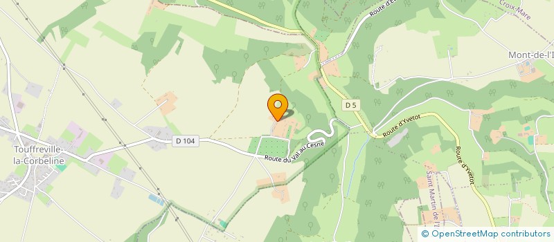 localisation de l'entreprise MONSIEUR THIERRY BAILLEUL  TOUFFREVILLE-LA-CORBELINE