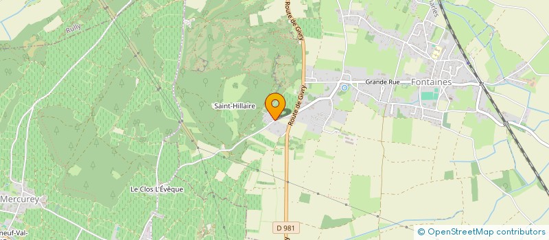 localisation de l'entreprise MONSIEUR THIERRY BAILLY  FONTAINES