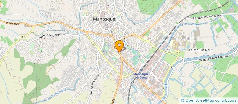 localisation de l'entreprise MONSIEUR THIERRY BAKOUR à MANOSQUE
