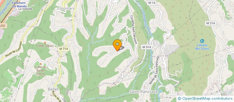 localisation de l'entreprise MONSIEUR THIERRY BALAGUER  COLOMARS