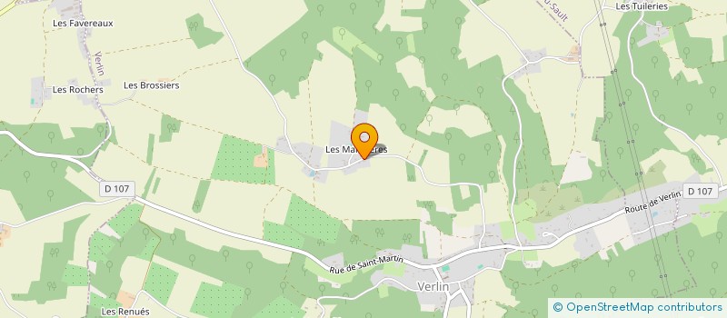 localisation de l'entreprise MONSIEUR THIERRY BALAIRE  VERLIN