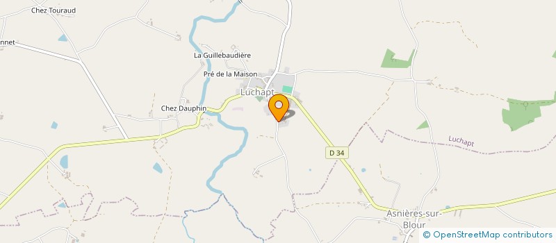 localisation de l'entreprise MONSIEUR THIERRY BALANGER à LUCHAPT