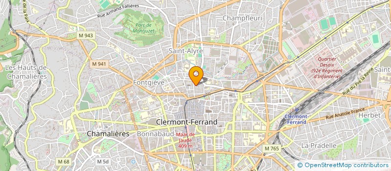 localisation de l'entreprise MONSIEUR THIERRY BALECHAT à CLERMONT-FERRAND
