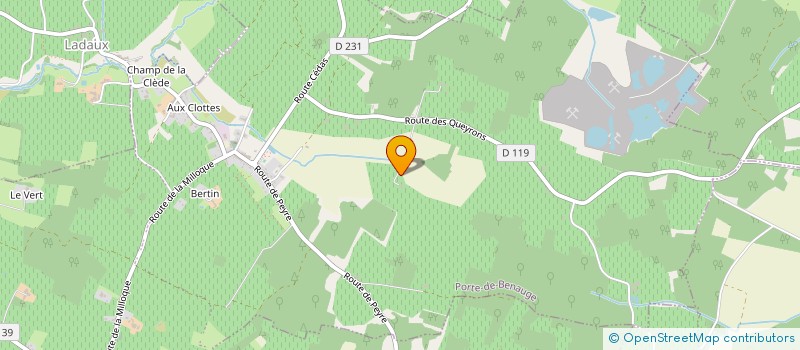 localisation de l'entreprise MONSIEUR THIERRY BALLAN  PORTE-DE-BENAUGE