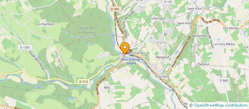 localisation de l'entreprise MONSIEUR THIERRY BALLOFFET  TERNAND