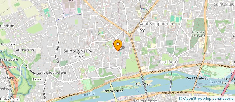 localisation de l'entreprise MONSIEUR THIERRY BALLON  SAINT-CYR-SUR-LOIRE