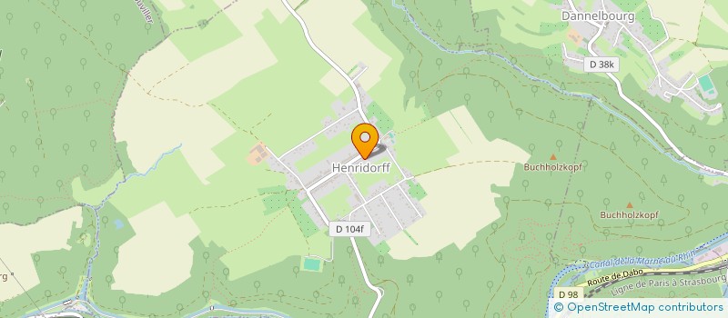 localisation de l'entreprise MONSIEUR THIERRY BALTZ  HENRIDORFF