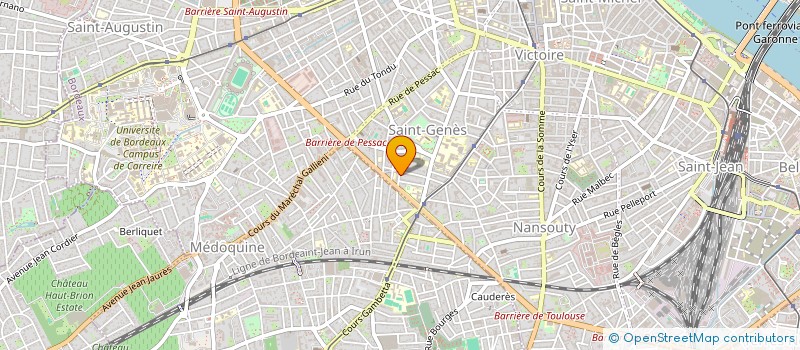 localisation de l'entreprise MONSIEUR THIERRY BALU à BORDEAUX