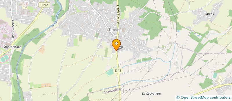 localisation de l'entreprise MONSIEUR THIERRY BALZAC  TIGNIEU-JAMEYZIEU