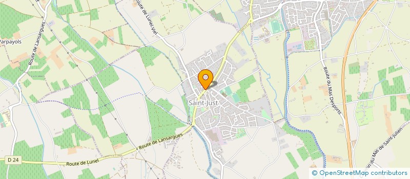 localisation de l'entreprise MONSIEUR THIERRY BANOS  SAINT-JUST