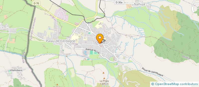 localisation de l'entreprise MONSIEUR THIERRY BAQUE  OSSEJA