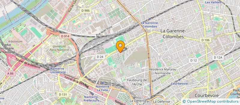 localisation de l'entreprise MONSIEUR THIERRY BARBE  LA GARENNE-COLOMBES