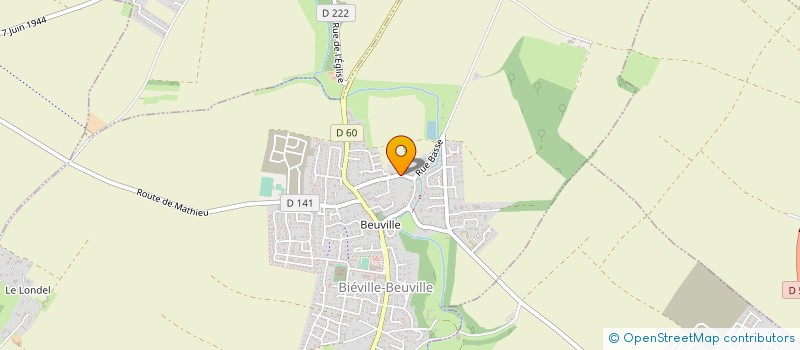 localisation de l'entreprise MONSIEUR THIERRY BARBIER  BIEVILLE-BEUVILLE