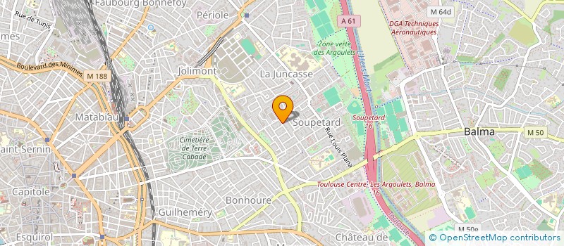 localisation de l'entreprise MONSIEUR THIERRY BARBIER  TOULOUSE