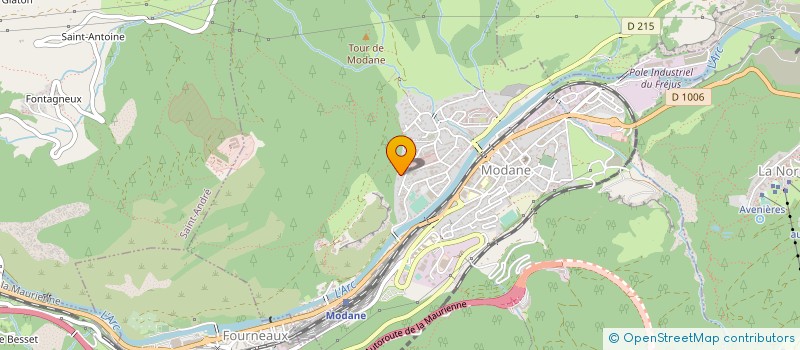 localisation de l'entreprise MONSIEUR THIERRY BARDAGI  MODANE