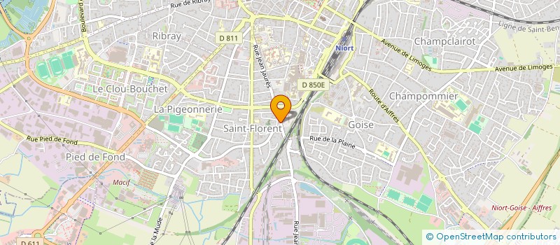 localisation de l'entreprise MONSIEUR THIERRY BARDEAU  NIORT