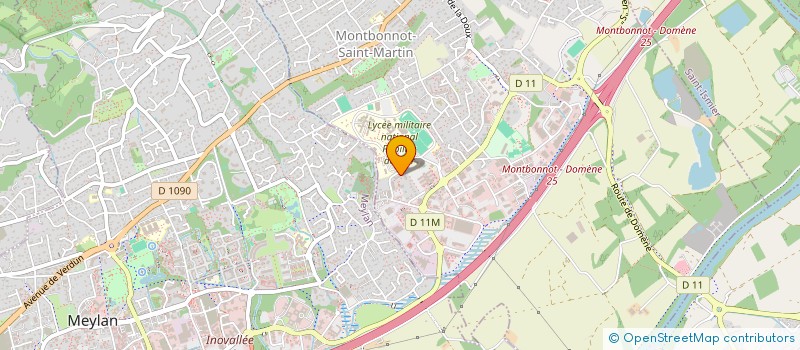 localisation de l'entreprise MONSIEUR THIERRY BARON à MONTBONNOT-SAINT-MARTIN