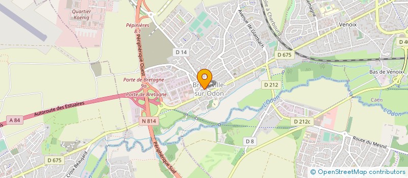 localisation de l'entreprise MONSIEUR THIERRY BARRAUX  BRETTEVILLE-SUR-ODON