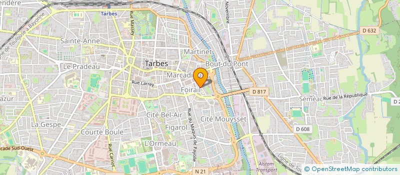 localisation de l'entreprise MONSIEUR THIERRY BARTET  TARBES