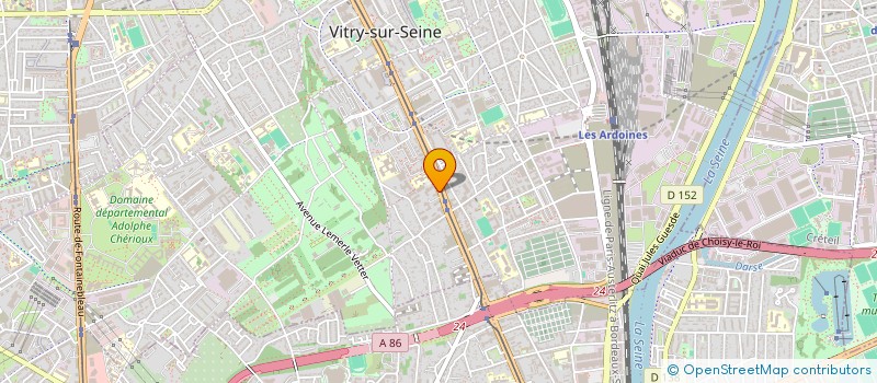 localisation de l'entreprise MONSIEUR THIERRY BARTHEL à VITRY-SUR-SEINE