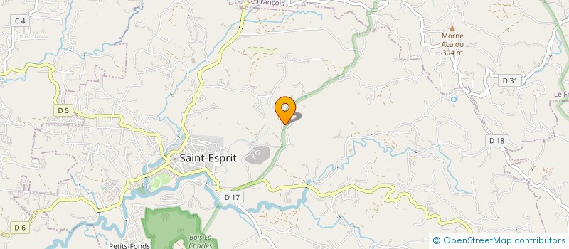 localisation de l'entreprise MONSIEUR THIERRY BASSON à SAINT-ESPRIT