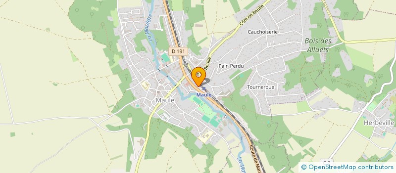 localisation de l'entreprise MONSIEUR THIERRY BATAILLE  MAULE