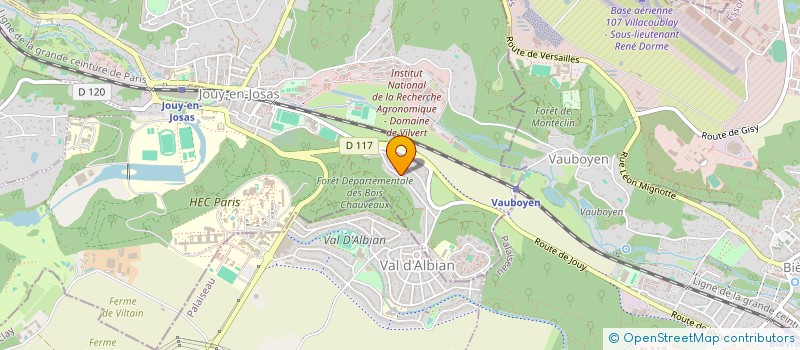 localisation de l'entreprise MONSIEUR THIERRY BAUCHERON  JOUY-EN-JOSAS