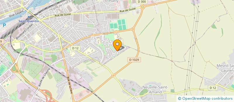 localisation de l'entreprise MONSIEUR THIERRY BAUDELOT  SAINT-QUENTIN