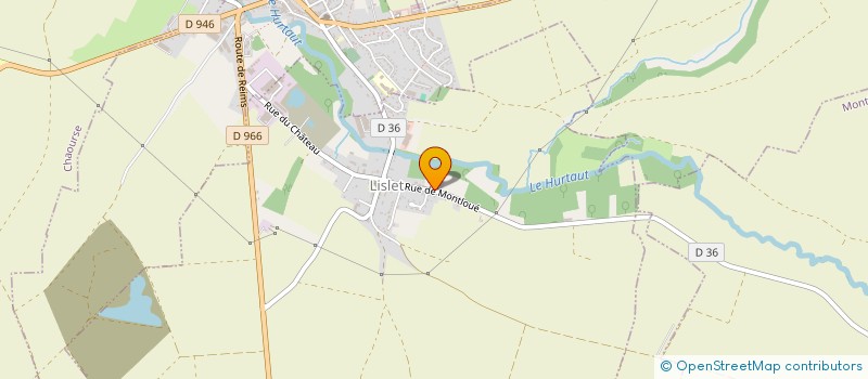 localisation de l'entreprise MONSIEUR THIERRY BAUDET  LISLET