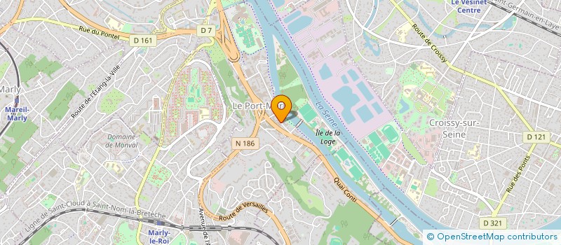 localisation de l'entreprise MONSIEUR THIERRY BAUDIER  LE PORT-MARLY