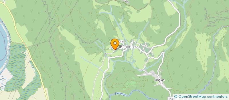 localisation de l'entreprise MONSIEUR THIERRY BAUDIN  BENONCES