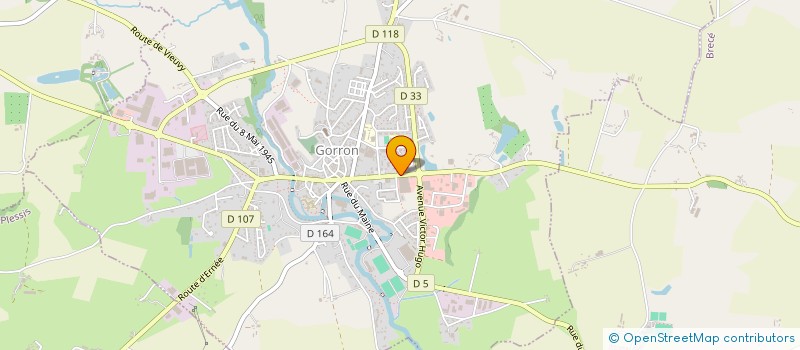 localisation de l'entreprise MONSIEUR THIERRY BAUDOUIN  GORRON