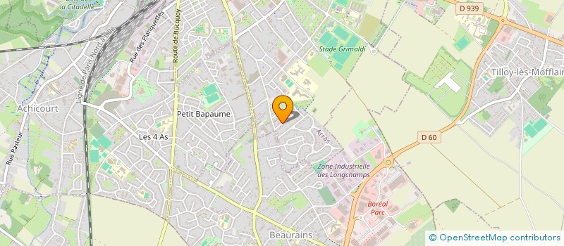 localisation de l'entreprise MONSIEUR THIERRY BAUDUIN à ARRAS