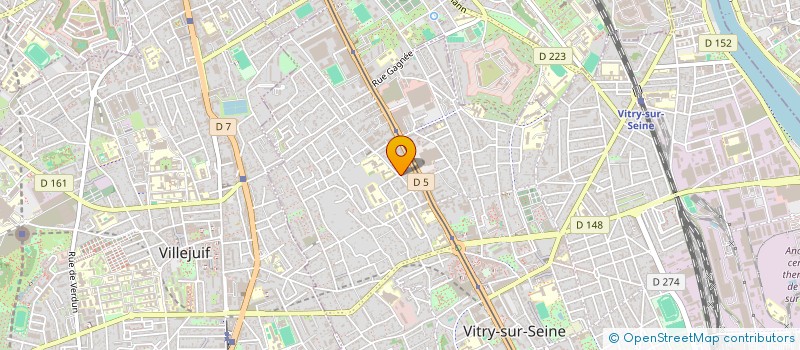 localisation de l'entreprise MONSIEUR THIERRY BAUGE à VITRY-SUR-SEINE