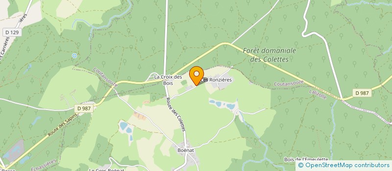 localisation de l'entreprise MONSIEUR THIERRY BAYOT  LALIZOLLE