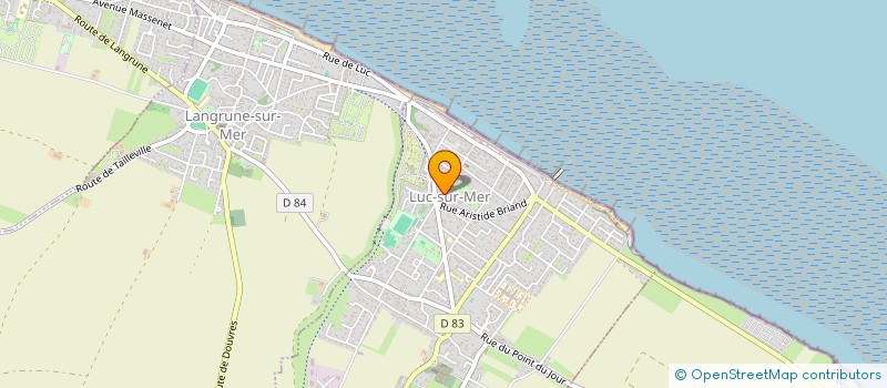 localisation de l'entreprise MONSIEUR THIERRY BEAUFOUR  LUC-SUR-MER