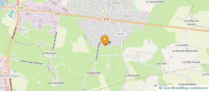 localisation de l'entreprise MONSIEUR THIERRY BEAUPERE à BONCHAMP-LES-LAVAL