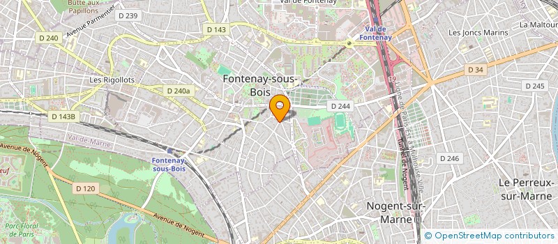 localisation de l'entreprise MONSIEUR THIERRY BECET à FONTENAY-SOUS-BOIS