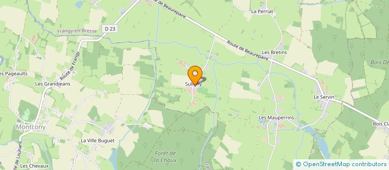 localisation de l'entreprise MONSIEUR THIERRY BECHE  FRANGY-EN-BRESSE