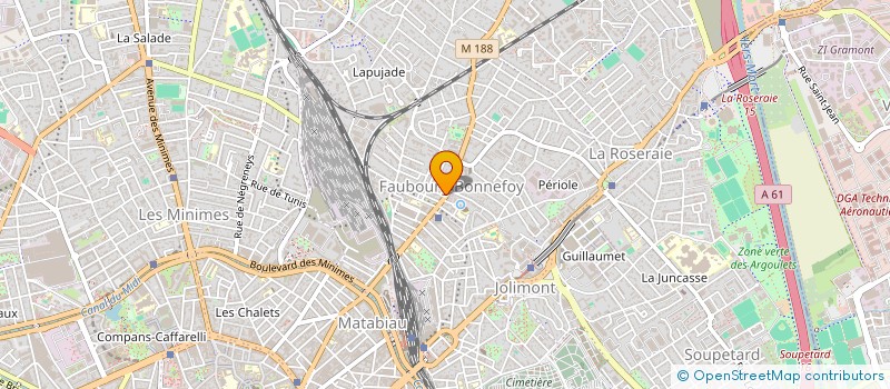 localisation de l'entreprise MONSIEUR THIERRY BEGUE  TOULOUSE