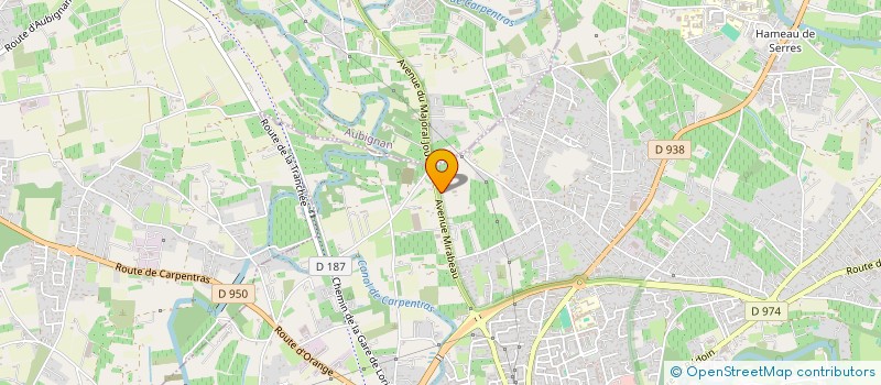 localisation de l'entreprise MONSIEUR THIERRY BEGUE  CARPENTRAS