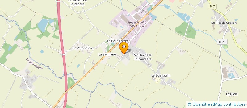 localisation de l'entreprise MONSIEUR THIERRY BEIGNON  ESSARTS-EN-BOCAGE