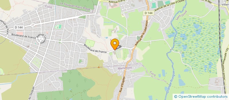 localisation de l'entreprise MONSIEUR THIERRY BELLEMBERT  CUCQ