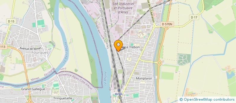localisation de l'entreprise MONSIEUR THIERRY BELMONTE à ARLES
